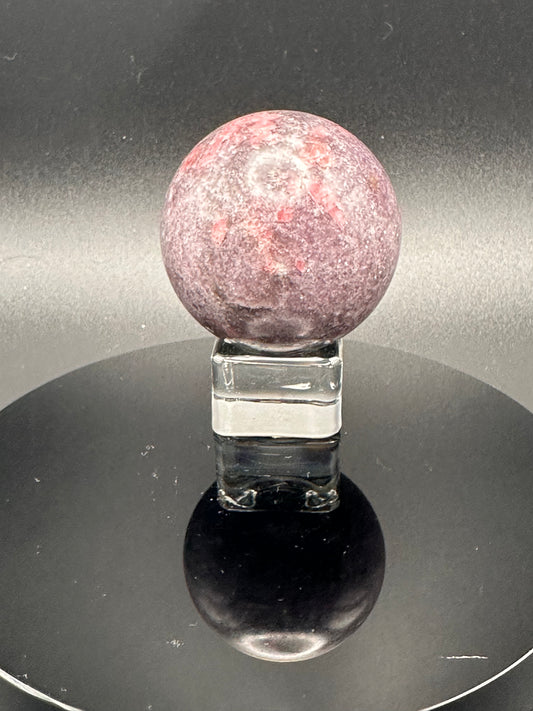 Lepidolite with inclusions Sphere #U-2