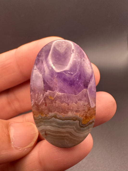 Mexican Crazy Lace w/Amethyst